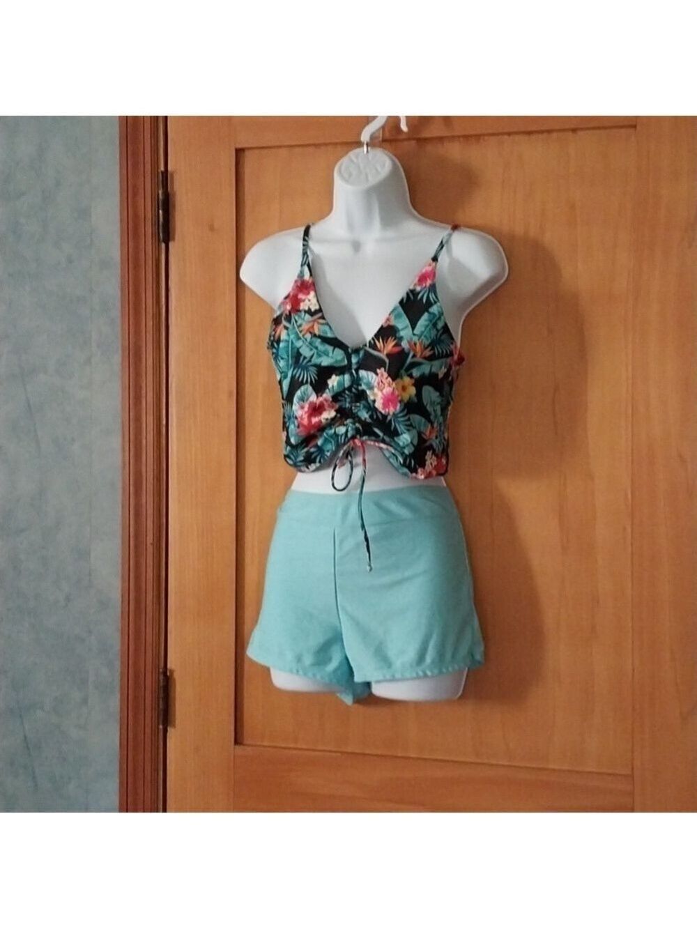 Women's Top Drawstring Cute High Waisted Short Bottom NWOTSize XL
